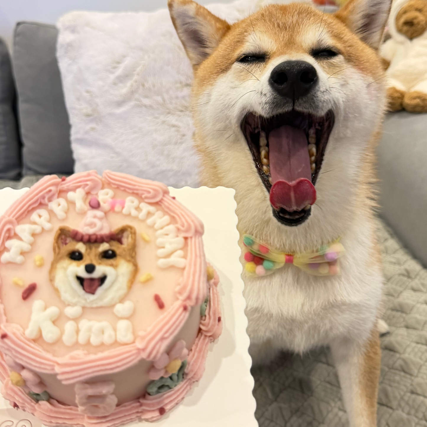 Bloom Portrait Cake 🌸